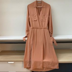 Vince brand new silk midi dress